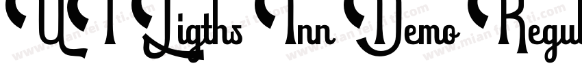 UT Ligths Inn Demo Regular字体转换